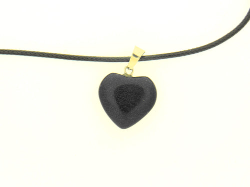Small Heart shaped blue goldstone pendant