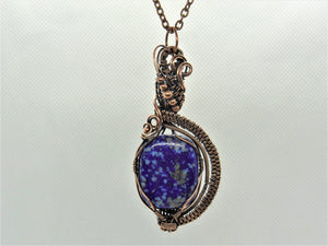 #167 Dalmatian Lapis Lazuli